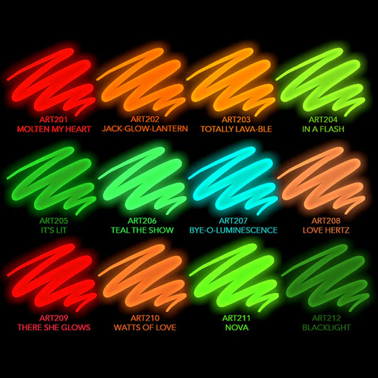 10 Neon Colors Palette