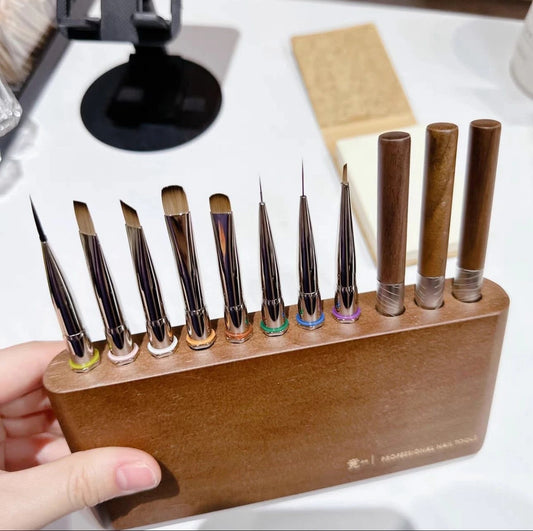 COMBO 9 BRUSH WOOD